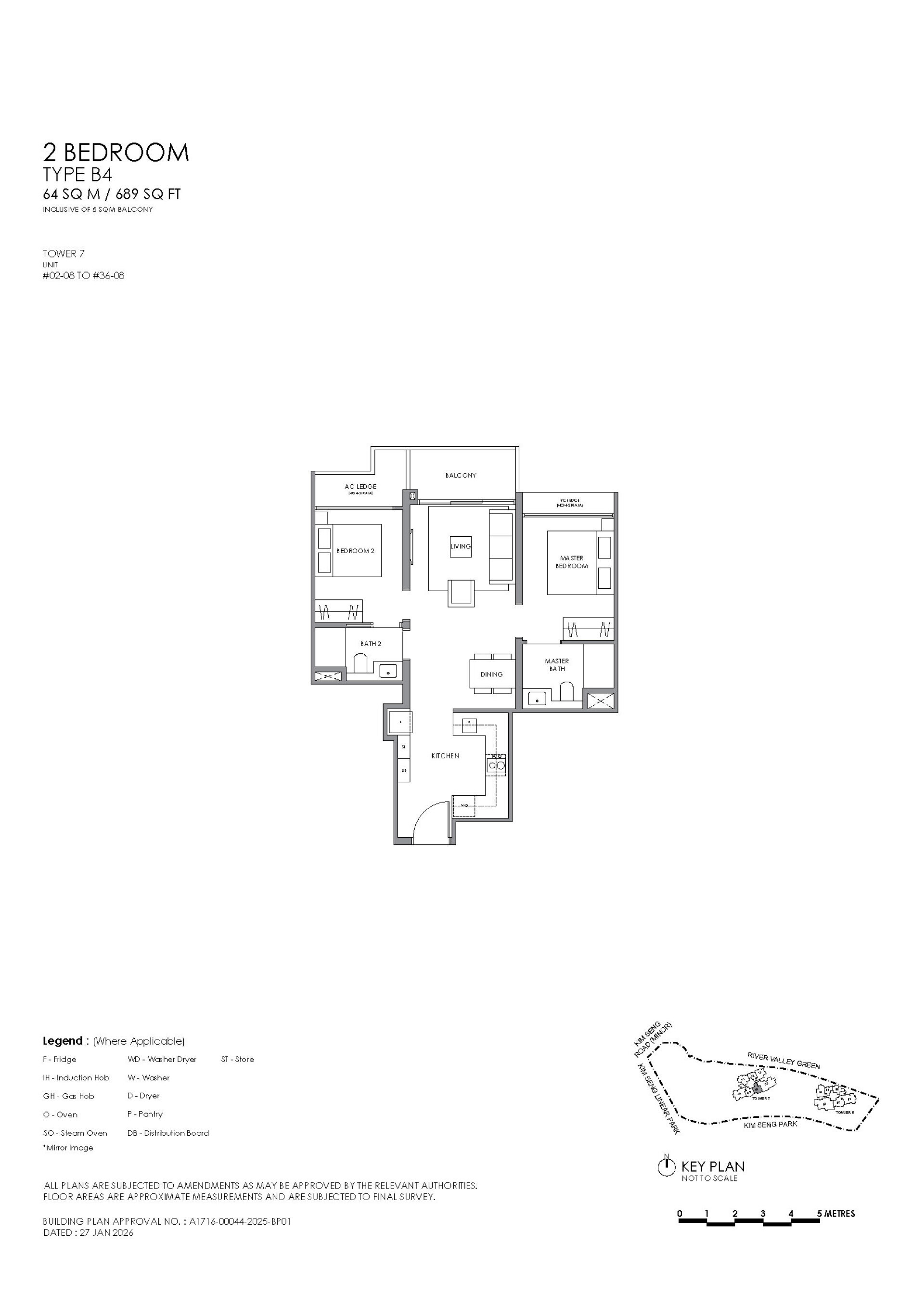 River Modern floorplan